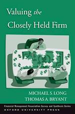Valuing the Closely Held Firm