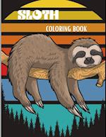 Sloth Coloring Book