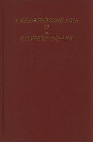 English Episcopal Acta 37, Salisbury 1263-1297