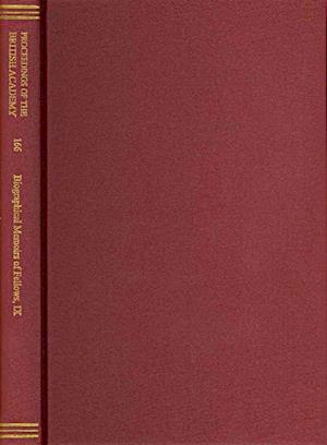 Proceedings of the British Academy, Volume 166, Biographical Memoirs of Fellows, IX