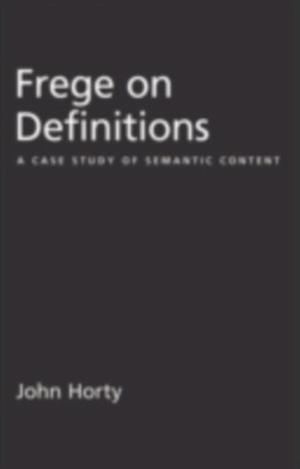 Frege on Definitions