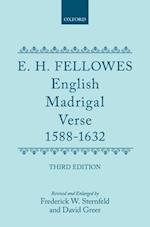 English Madrigal Verse 1588-1632