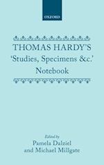 Thomas Hardy's 'Studies, Specimens &c.' Notebook