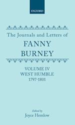 The Journals and Letters of Fanny Burney (Madame d'Arblay): Volume IV: West Humble, 1797-1801