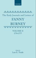 The Early Journals and Letters of Fanny Burney: Volume II: 1774-1777