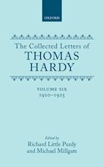 The Collected Letters of Thomas Hardy: Volume 6: 1920-1925