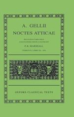 Aulus Gellius Noctes Atticae Volume II