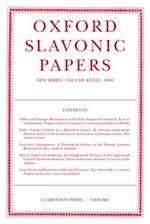 Oxford Slavonic Papers: Volume XXXIII (2000)