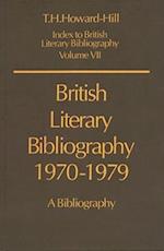 British Literary Bibliography 1970-1979