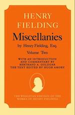 Miscellanies by Henry Fielding, Esq: Volume Two
