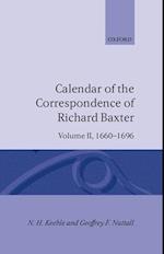 Calendar of the Correspondence of Richard Baxter: Volume II: 1660-1696