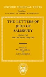 The Letters: Volume II: The Later Letters (1163-1180)