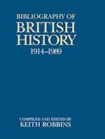 A Bibliography of British History 1914-1989