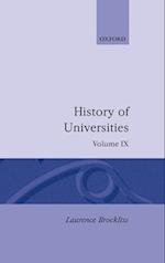 History of Universities: Volume IX: 1990