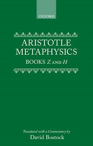 Metaphysics Books Z and H