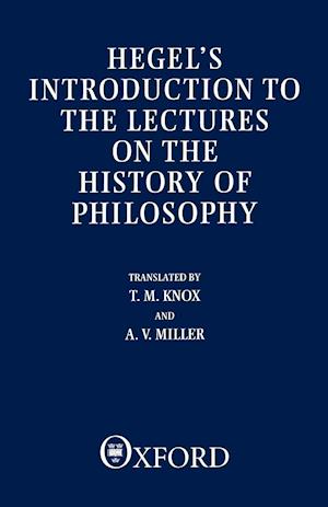 Introduction to the Lectures on the History of Philosophy
