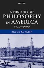 A History of Philosophy in America