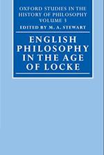 English Philosophy in the Age of Locke