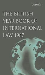 The British Year Book of International Law 1987