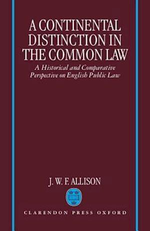 A Continental Distinction in the Common Law