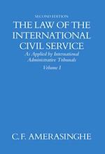 The Law of the International Civil Service: Volume I