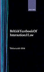 The British Year Book of International Law 1994