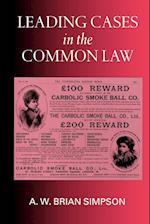 Leading Cases in the Common Law