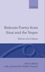 Bedouin Poetry from Sinai and the Negev