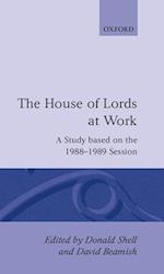 The House of Lords at Work