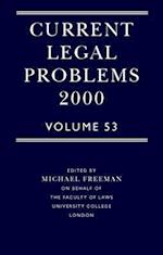 Current Legal Problems 2000