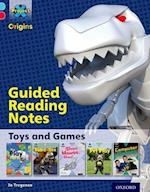 Project X Origins: Light Blue Book Band, Oxford Level 4: Toys and Games: Guided reading notes