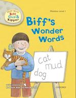 Read with Biff, Chip and Kipper Phonics: Level 1: Biff's Wonder Words