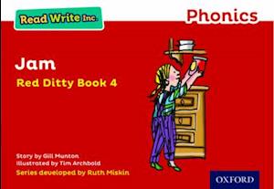 Read Write Inc. Phonics: Red Ditty Book 4 Jam