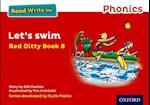 Read Write Inc. Phonics: Red Ditty Book 8 Let's Swim