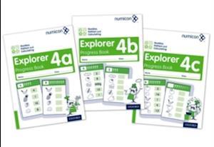 Numicon: Number, Pattern and Calculating 4 Explorer Progress Books ABC (Mixed pack)