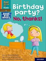 Read Write Inc. Phonics: Orange Set 4 Book Bag Book 10 Birthday party? No, thanks!