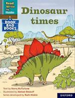 Read Write Inc. Phonics: Grey Set 7 Book Bag Book 12 Dinosaur times