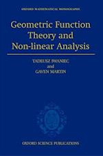 Geometric Function Theory and Non-linear Analysis