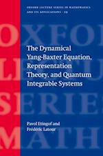 The Dynamical Yang-Baxter Equation, Representation Theory, and Quantum Integrable Systems