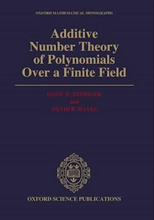 Additive Number Theory of Polynomials over a Finite Field