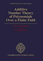 Additive Number Theory of Polynomials over a Finite Field