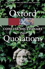 The Concise Oxford Dictionary of Quotations