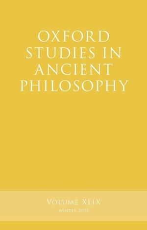 Oxford Studies in Ancient Philosophy, Volume 49