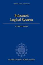 Bolzano's Logical System