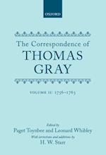 Correspondence of Thomas Gray