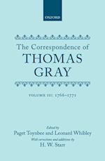 Correspondence of Thomas Gray