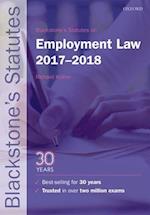 Blackstone's Statutes on Employment Law 2017-2018