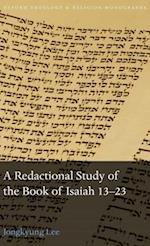 A Redactional Study of the Book of Isaiah 13-23