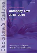 Blackstone's Statutes on Company Law 2018-2019