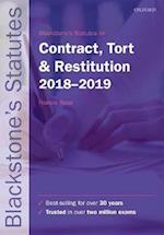 Blackstone's Statutes on Contract, Tort & Restitution 2018-2019